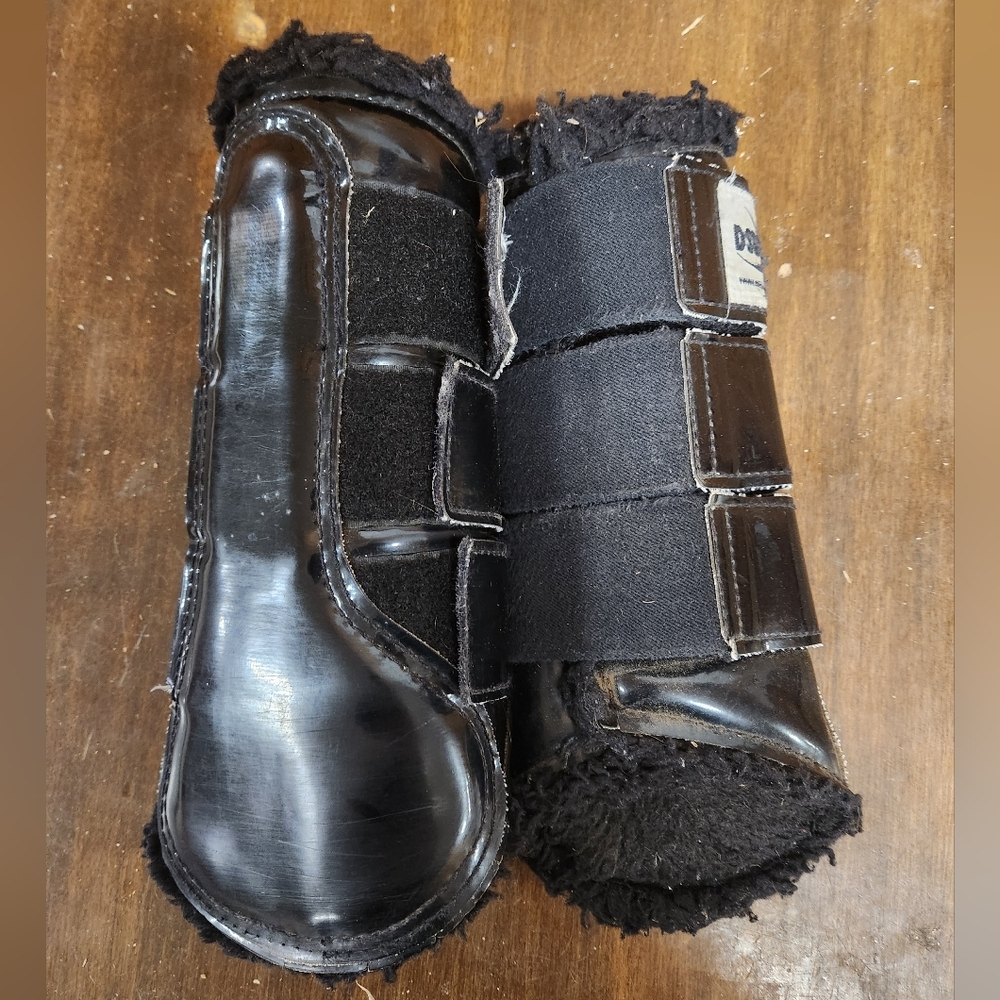 Black Fleece Lined Brushing Boots - Large - Picture 4 of 4
